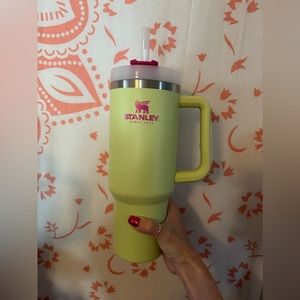 NWOT/LIKE NEW! STANLEY 40 oz quencher tumbler/cup - citron mix